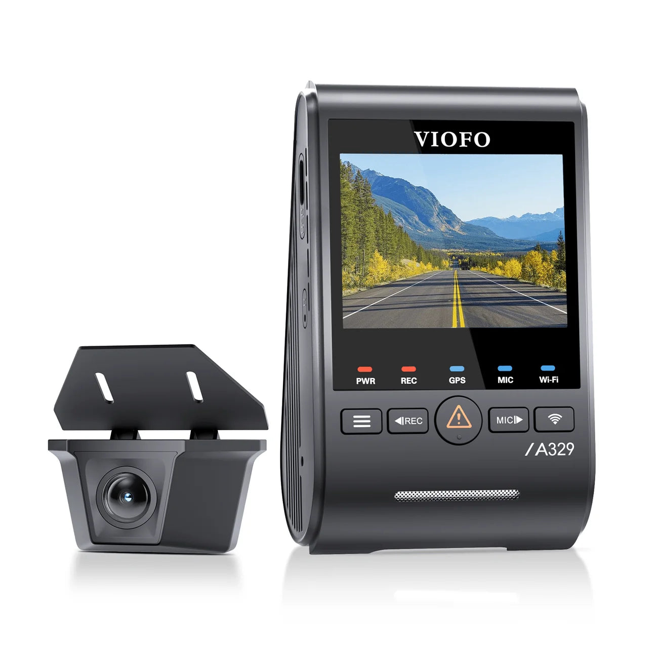VIOFO A329SW 2-Channel 4K 60FPS Front + 2K Waterproof Rear Dash Cam