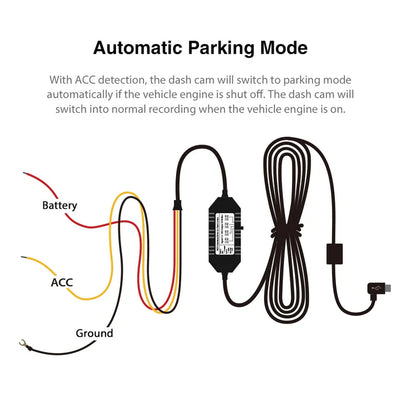 VIOFO Mini HK3 Hardwire Kit with 8pcs Full Set Circuit Fuse Tap