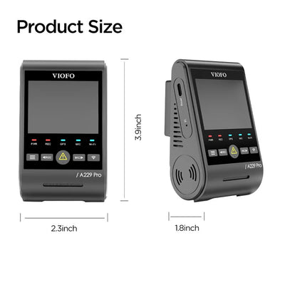 VIOFO A229 Pro 1CH 4K HDR Dash Cam