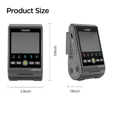VIOFO A229 Plus 1CH 2K HDR Dash Cam