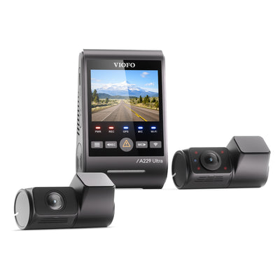 VIOFO A229 Ultra 3CH 4K Front+4K Rear+1080P Fisheye