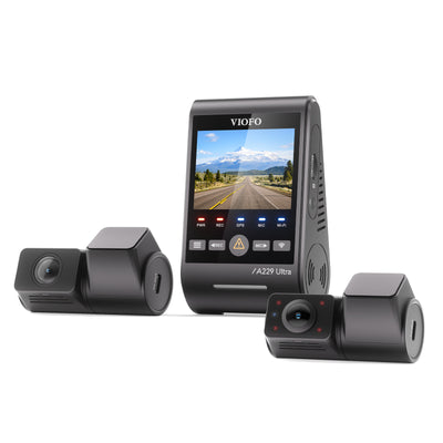 VIOFO A229 Ultra 3CH 4K Front+4K Rear+1080P Fisheye