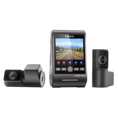 VIOFO A229 Ultra 3CH 4K Front+4K Rear+1080P Fisheye