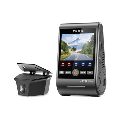 VIOFO A229 Ultra-W 2CH 4K Front+4K Waterproof Rear Camera