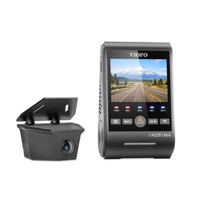 VIOFO A229 Ultra-W 2CH 4K Front+4K Waterproof Rear Camera
