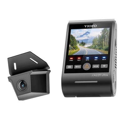 VIOFO A229 Ultra-W 2CH 4K Front+4K Waterproof Rear Camera