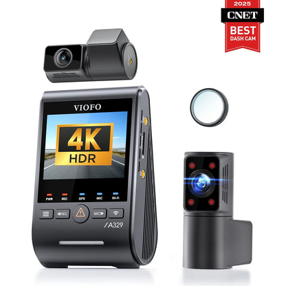 VIOFO A329S 3CH 4K + 2K Cabin + 2K Rear Dash Cam