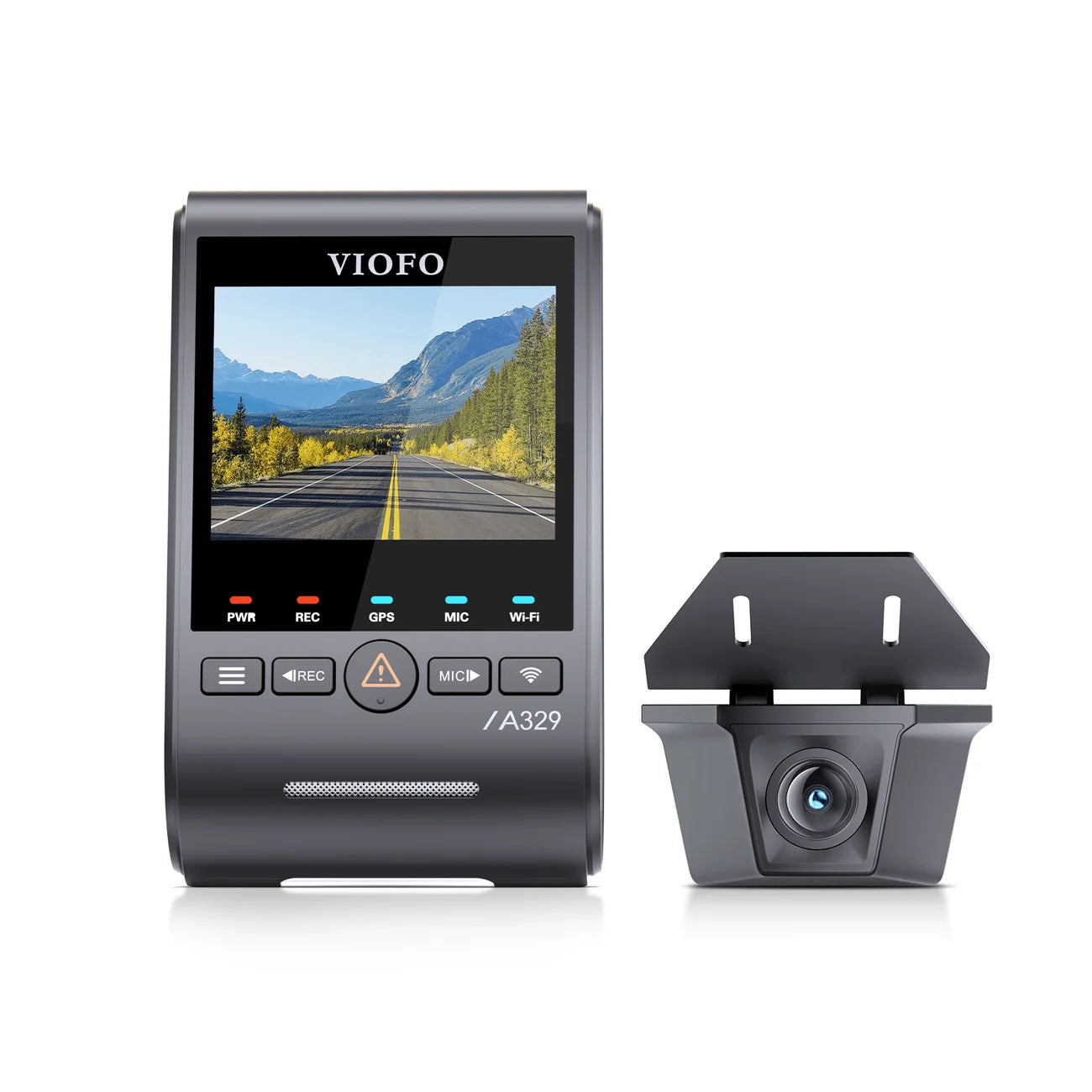 VIOFO A329SW 2-Channel 4K 60FPS Front + 2K Waterproof Rear Dash Cam