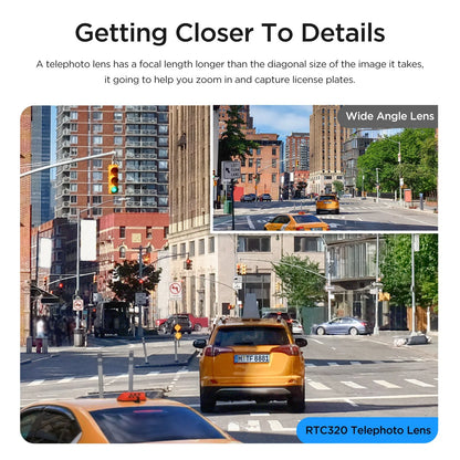 VIOFO RTC320 2K 4× Zoom Telephoto Camera for A229 Plus/Pro