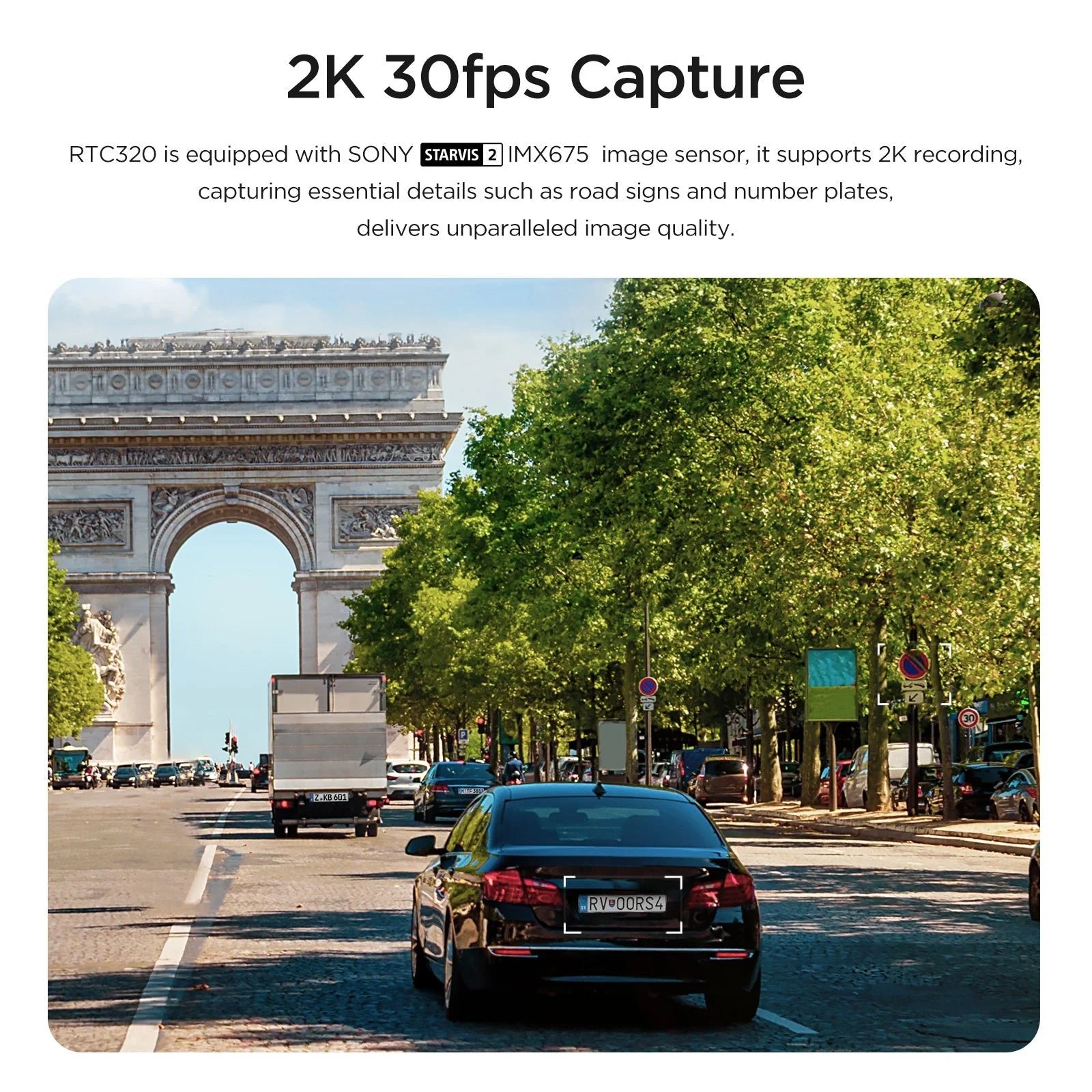 VIOFO RTC320 2K 4× Zoom Telephoto Camera for A229 Plus/Pro