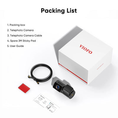 VIOFO RTC420 2K HDR 4x Optical Zoom Telephoto Camera